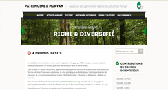 Desktop Screenshot of patrimoinedumorvan.org